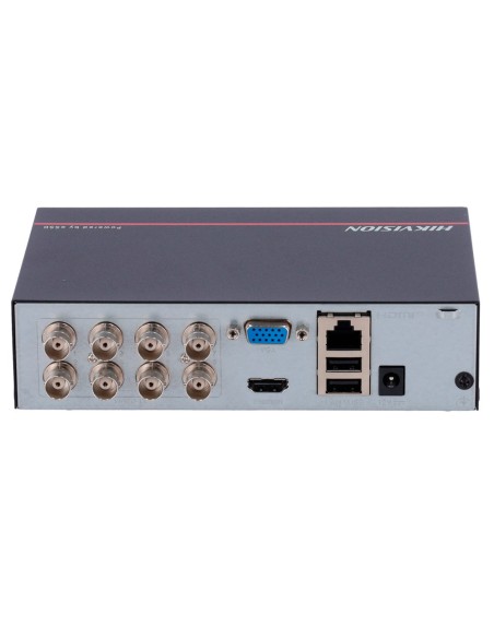 Hikvision Value IDS-E08HQHI-XB Hikvision DVR 5N1 8 CH Gama Valor - 2 IP 6 MPX Channel - máxima Resolução de entrada 5 MPX - ESSD