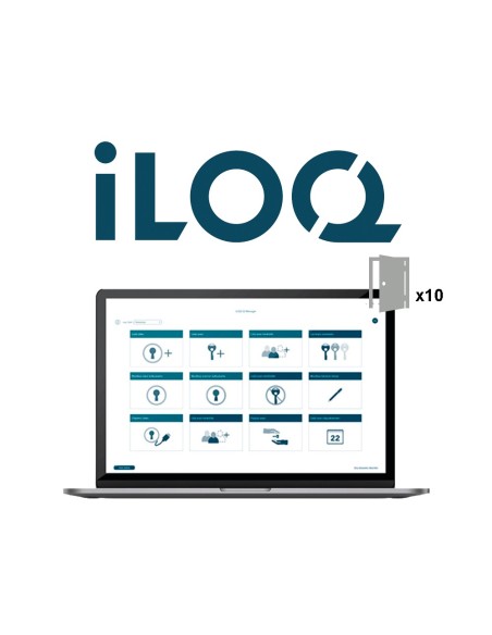 Kaufen ILOQ ILOQ-LICENSE-10DOOR Softwarelizenz für Zutrittskontrolle – Basismodul | Jährliche Zahlung – 10 Türen | 36.000 Schlüs