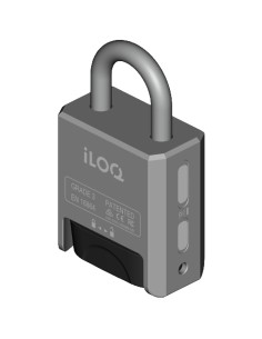Comprar ILOQ ILOQ-S50-PADLOCK-825 Candado inteligente S50 - Apertura con TAG NFC o APP móvil - Sin necesidad de batería (aliment