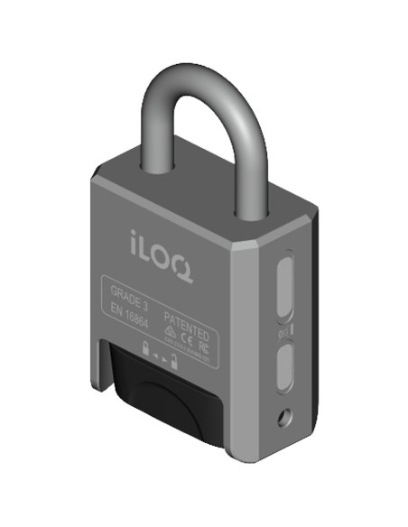 Comprar ILOQ ILOQ-S50-PADLOCK-825 Candado inteligente S50 - Apertura con TAG NFC o APP móvil - Sin necesidad de batería (aliment