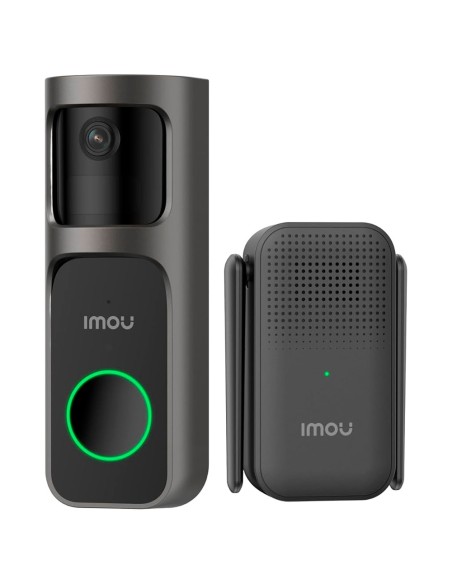 Comprar IMOU IMOU-DB-2SP-3T0W/DS2S Kit Doorbell 2S 3MP - WiFi 2.4 GHz / 5000mAh - 166º +  tracking virtual / IR 5m - Botón de ll