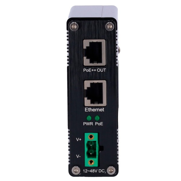 Acquistare OEM INJ-IPOE-60W-2.5G-DC Iniettore Hi-PoE Industriale - Ingresso RJ45 10/100/1000/2,5 Base-T - Potenza totale 60 W - 