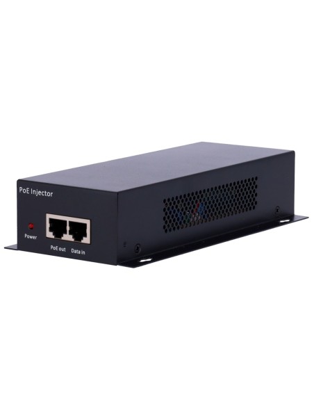 OEM Inj-PoE-10G-60W Dupla Injector - Entrada RJ45 10/100/1000/10000 Mbps - Potência total 60 W - Distância máxima 100 m - PoE