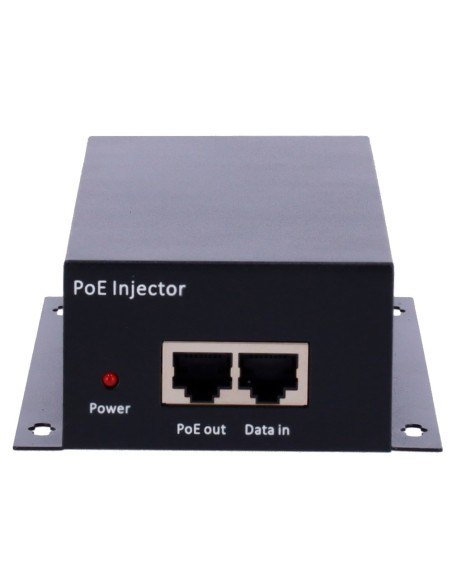 OEM Inj-PoE-10G-60W Dupla Injector - Entrada RJ45 10/100/1000/10000 Mbps - Potência total 60 W - Distância máxima 100 m - PoE