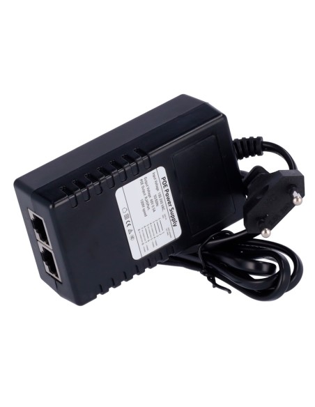 OEM Inj-Poe-15w Injector Poe Passivo - Entrada / Saída RJ45 10/100 Mbps - Potência 15 W - Distância Máxima 100 m - Velocidade 10