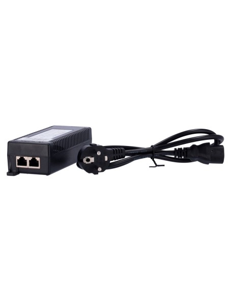 Comprar OEM INJ-POE-2.5G-60W Inyector PoE - Entrada/Salida RJ45 10/100/1000/2500 Mbps - Potencia 60 W - Distancia máxima 100 m -