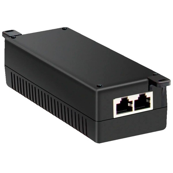 OEM Inj-PoE-30W-V2 injector PoE - Entrada / saída RJ45 10/100/1000 Mbps - Potência 30 W - Distância máxima 100 m - PoE / PoE + I