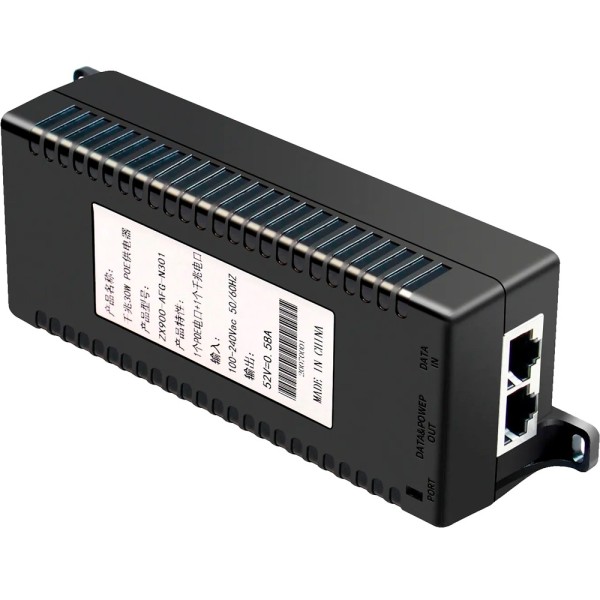 Acheter OEM INJ-POE-30W-V2 Injecteur PoE Gigabit haute performance. - Prend en charge les normes IEEE 802.3af/at. - Dispose de 2