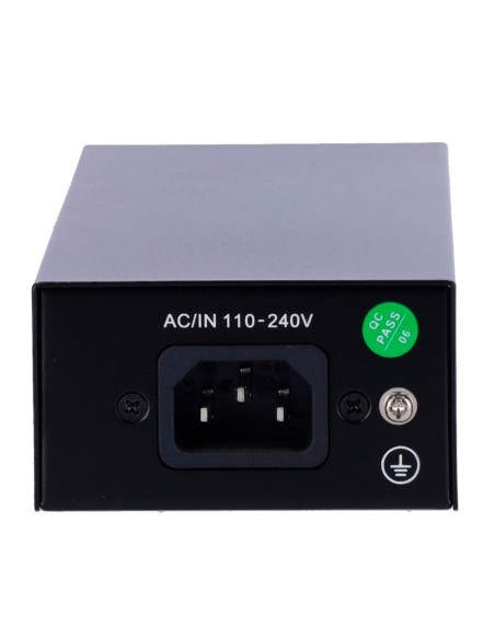 Comprar OEM INJ-POE-90W-V2 Inyector PoE - Entrada/Salida RJ45 10/100/1000 Mbps - Potencia 90 W - Distancia máxima 100 m - PoE/Po