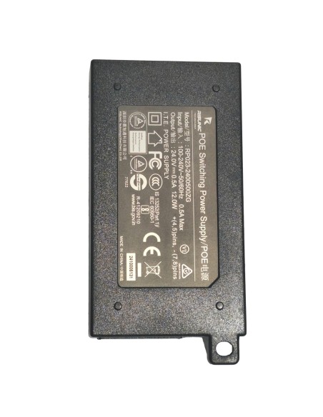 Comprar OEM INJ-POE-G-12W-24 Inyector PoE Pasivo - Entrada/Salida RJ45 10/100/1000 Mbps - 24V 0,5A - Distancia máxima 100 m - Ap