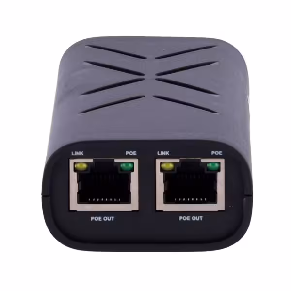 Acquistare OEM INJ-POE-G-60W-DUAL Iniettore PoE Dual - Ingresso RJ45 10/100/1000 Mbps - Potenza totale 60 W - Distanza massima 1