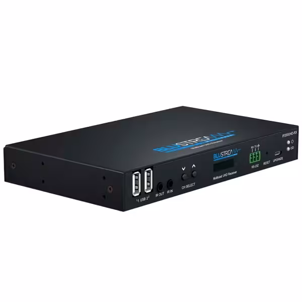 Comprar BLUSTREAM IP200UHD-RX Receptor de video sobre IP - Resolución UHD - 1 entrada LAN (RJ45) - 1 salida HDMI - Función KVM