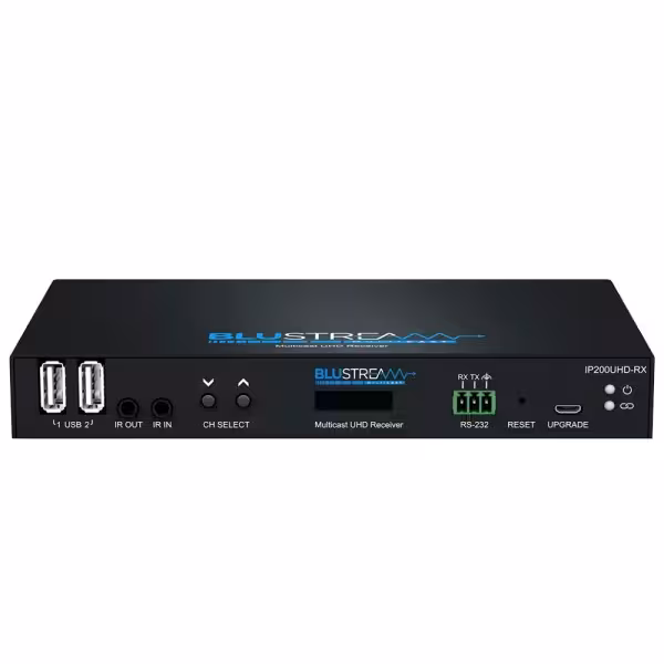 Comprar BLUSTREAM IP200UHD-RX Receptor de video sobre IP - Resolución UHD - 1 entrada LAN (RJ45) - 1 salida HDMI - Función KVM