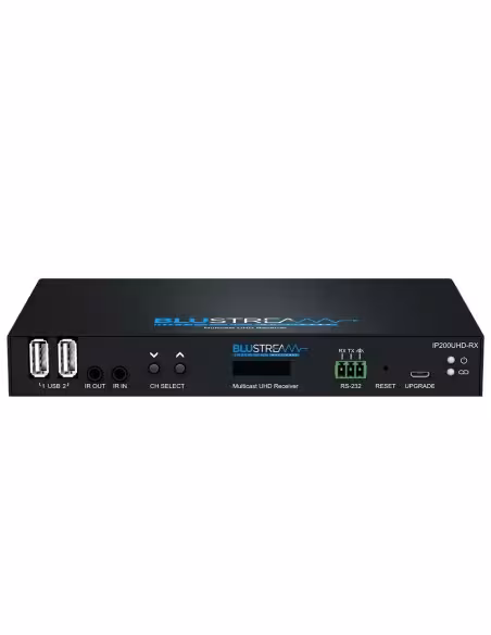 Comprar BLUSTREAM IP200UHD-RX Receptor de video sobre IP - Resolución UHD - 1 entrada LAN (RJ45) - 1 salida HDMI - Función KVM