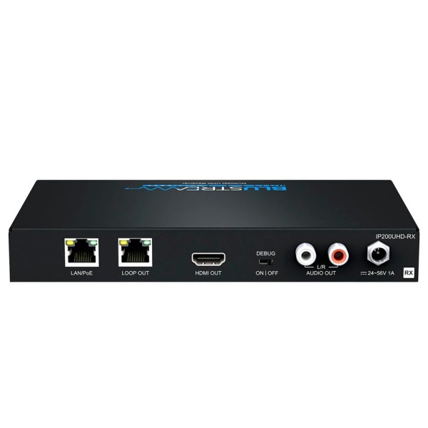 Comprar OEM IP200UHD-RX Receptor de video sobre IP - Resolución UHD - 1 entrada LAN (RJ45) - 1 salida HDMI - Función KVM IP200UH