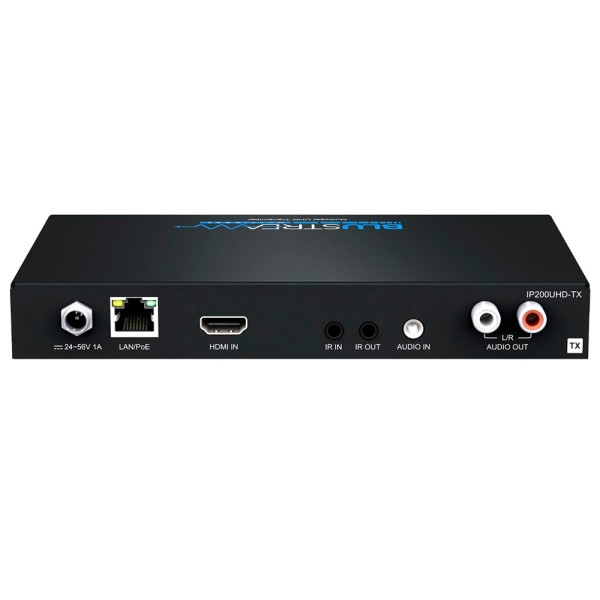 Transmissor de vídeo IP200UHD-TX OEM na resolução IP - UHD - 1 entrada HDMI - 1 saída LAN (RJ45) - Função KVM