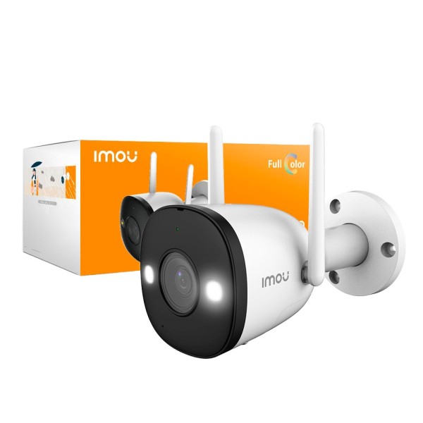 Kaufen IMOU IPC-F42FEP-0280B-IMOU feste Bullet-Kamera 2 4MP – WLAN 2,4 GHz – 2.8mm / IR + Smart Color – Zwei-Wege-Audio / S
