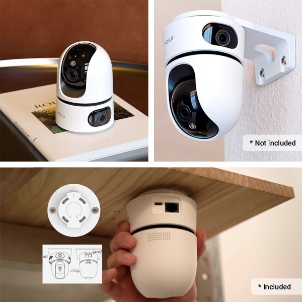 Kaufen IMOU IPC-S2XP-10M0WED-IMOU motorisierte Kamera Ranger Dual 5+5MP – WiFi 6 – DUAL-Objektiv / Auto-Tracking / IR + Vollfarb
