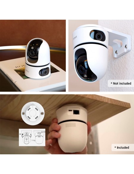 Comprar IMOU IPC-S2XP-10M0WED-IMOU Cámara motorizada Ranger Dual 5+5MP - WiFi 6 - Lente DUAL / Autotracking / IR + Full Color - 