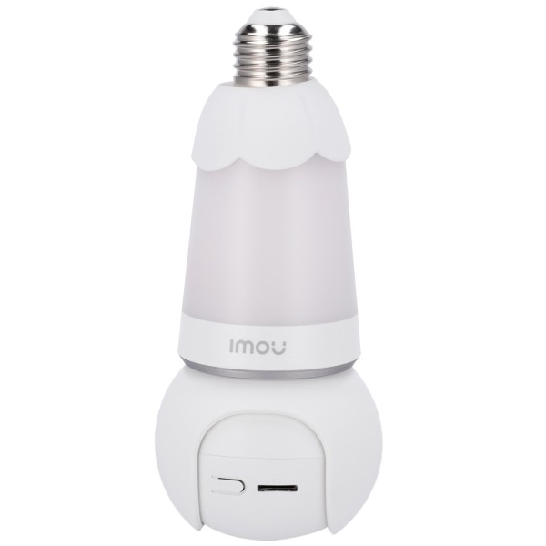 Comprare IMOU IPC-S6DP-3M0WEB-E27-IMOU Telecamera lampadina motorizzata Bulb Cam 3MP - WiFi 2,4 GHz / Luce LED bianca E27 - 2,8 