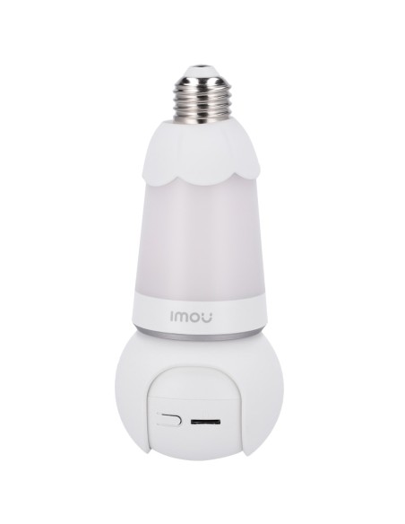 Imou IPC-S6DP-3M0Web-E27-Imou Camera Motorizada Bulbo Bulbo Cam 3MP - WiFi 2,4 GHz / Branco LED Light E27 - 2,8 mm / Autotrackin