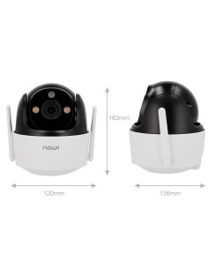 Imou IPC-S7CP-5M0we-Imou Câmera Motorizada Cruiser 2C 5MP - WiFi 6 - 3,6 mm / Autotracking / IR + Cor Completo - Bidirecção de Á 2