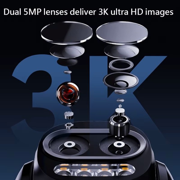 Acheter IMOU IPC-S7DP-5M0WEZ-IMOU Caméra motorisée Cruiser Z 5MP - WiFi 6 2,4 GHz / PoE - Zoom hybride / Suivi automatique / IR 