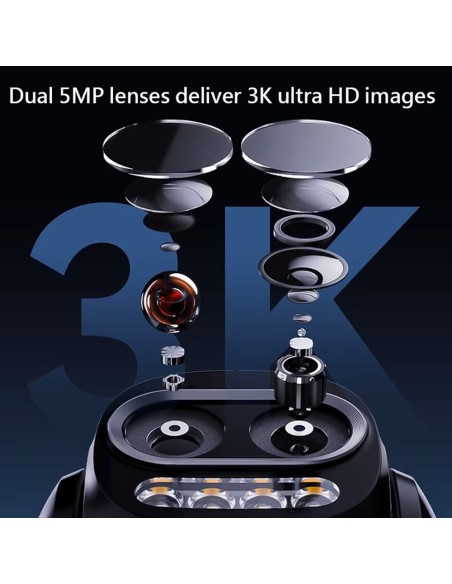 Acheter IMOU IPC-S7DP-5M0WEZ-IMOU Caméra motorisée Cruiser Z 5MP - WiFi 6 2,4 GHz / PoE - Zoom hybride / Suivi automatique / IR 