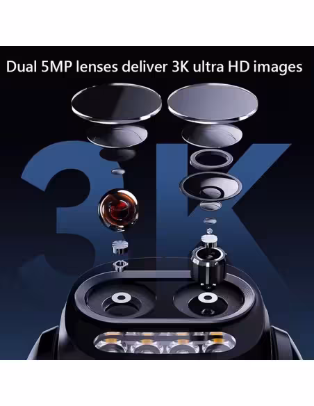 Acquistare IMOU IPC-S7DP-5M0WEZ-IMOU Telecamera motorizzata Cruiser Z 5MP - WiFi 6 2,4GHz / PoE - Zoom ibrido / Autotracking / I