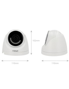Kaufen IMOU IPC-T26EP-0280B-IMOU Dome-Kamera Turret 2 MP – WLAN 2,4 GHz – 2,8 mm / IR 30 m – Zwei-Wege-Audio / Sirene + Fl 2