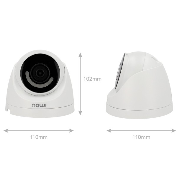 Kaufen IMOU IPC-T26EP-0280B-IMOU Dome-Kamera Turret 2 MP – WLAN 2,4 GHz – 2,8 mm / IR 30 m – Zwei-Wege-Audio / Sirene + Fl