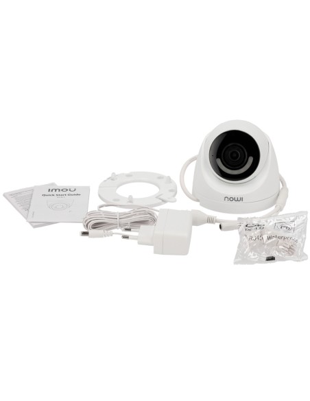 Acheter IMOU IPC-T26EP-0280B-IMOU Caméra dôme Turret 2 MP - Wi‑Fi 2,4 GHz - 2,8 mm / IR 30 m - Audio bidirectionnel / Sirène + F