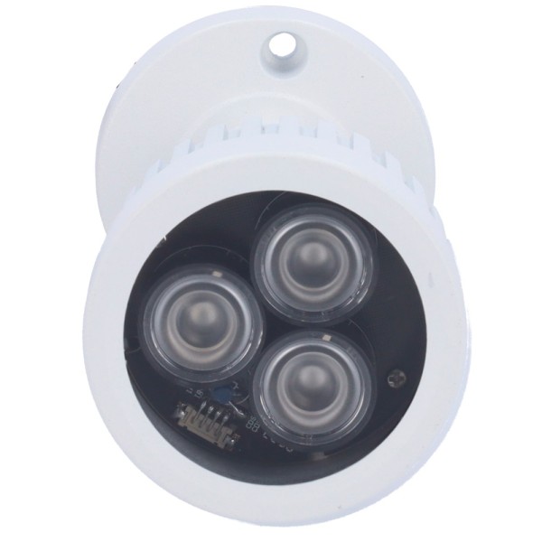 Acquistare OEM IR40 Faretto infrarosso con portata 50 m - Illuminazione a LED - Apertura 60° - 3 LED Ø10 - Include cellula fotoe