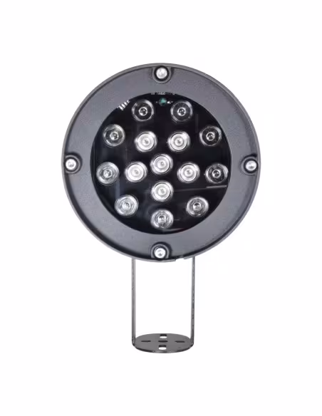 Comprar OEM IR40-180 Foco infrarrojo de alcance 180 m - Iluminación por LEDs - 850nm, 40° de apertura - 6 leds Ø10 - Incluye cél