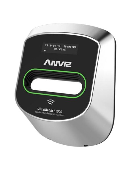 Comprar ANVIZ IRIS-S1000 Lector biométrico autónomo ANVIZ - Iris y tarjetas EM RFID - 150 grabaciones / 50000 registros - TCP/IP
