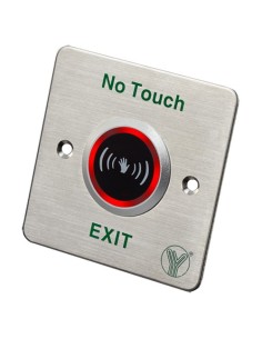 Comprar YLI ISK-841C Botón de salida sin contacto - Sensor infrarrojo con LED indicador - Testado 100.000 usos - NO/NC/COM | Emp