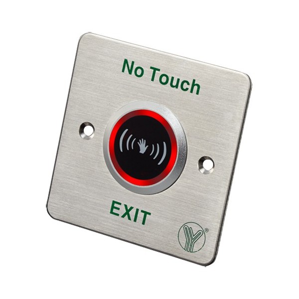 Acquistare YLI ISK-841C Pulsante di uscita senza contatto - Sensore a infrarossi con LED indicatore - Testato per 100.000 utiliz