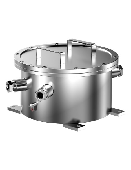 Caixa de conexão ATEX à prova de explosão OEM JB-CZ300-ATEX - para conexão de fiação - aço inoxidável de 316L - pino AC