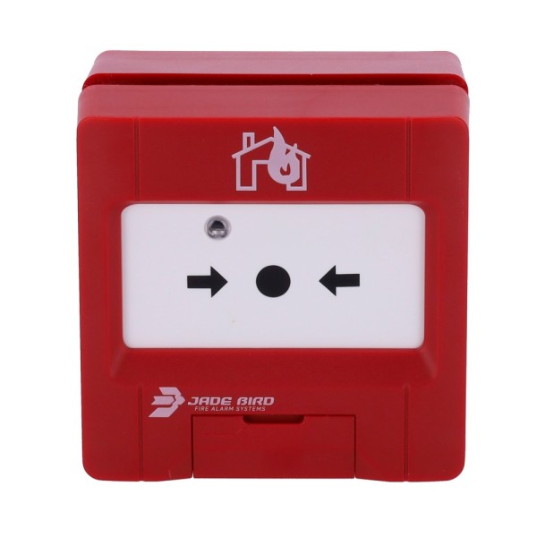 Comprar JADE BIRD JBE-2100 Pulsador analógico Jade Bird - Rearmable - Indicador luminoso y visual de activación - Contacto seco 