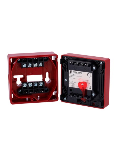 Comprar JADE BIRD JBE-2100 Pulsador analógico Jade Bird - Rearmable - Indicador luminoso y visual de activación - Contacto seco 