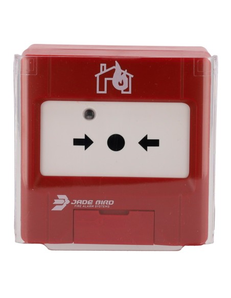 Comprar JADE BIRD JBE-2100C Pulsador analógico Jade Bird - Rearmable, tapa de protección incluída - Indicador luminoso y visual 