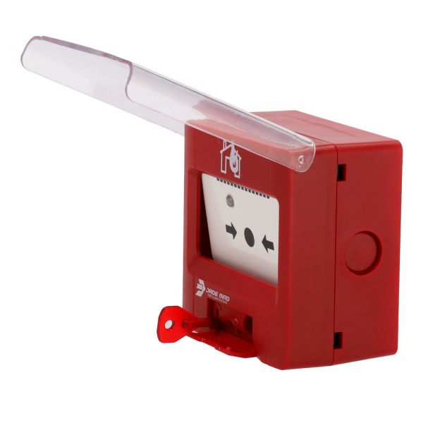 Comprar JADE BIRD JBE-2100C Pulsador analógico Jade Bird - Rearmable, tapa de protección incluída - Indicador luminoso y visual 