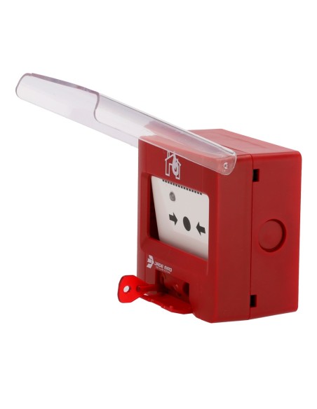 Comprar JADE BIRD JBE-2100C Pulsador analógico Jade Bird - Rearmable, tapa de protección incluída - Indicador luminoso y visual 