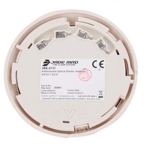 Kaufen JADE BIRD JBE-2111 analoger optischer Melder Jade Bird – Einstellbare Empfindlichkeit (3 Stufen) – LED mit 360°-Sicht – A