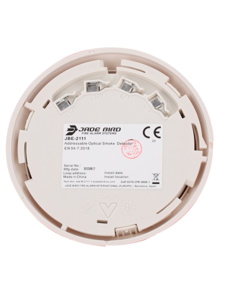 Comprar JADE BIRD JBE-2111 Detector óptico analógico Jade Bird - Sensibilidad ajustable (3 niveles) - Led con vision 360° - Sali