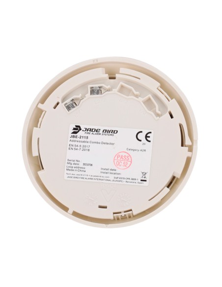 Jade Bird JBE-2115 analógico analógico detector ótico-térmico-térmico jade pássaro - sensibilidade e classe ajustável - LED com 