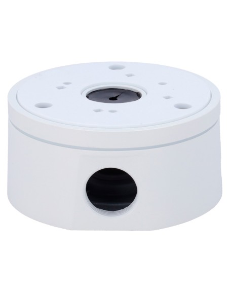 Caixa de conexão branca do OEM JBoX-118 - para cameras Bullet, Dome e Torre - Adequado para uso ao ar livre - Teto ou par