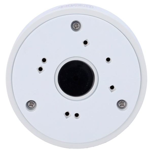 Caixa de conexão branca do OEM JBoX-118 - para cameras Bullet, Dome e Torre - Adequado para uso ao ar livre - Teto ou par