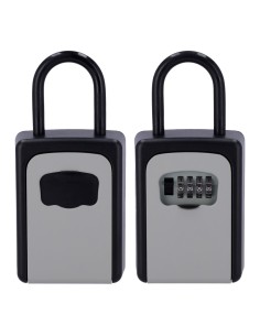 Caixa de segurança do OEM Keys-SafeBox-Gancho com gancho para chaves - Abertura com código de 4 dígitos - Instalação na parede o 2