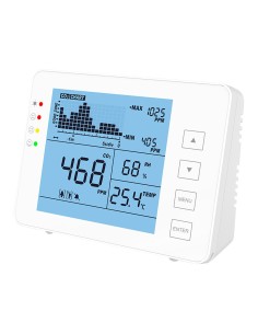 Acheter OEM MT-CO2-1200P Mesureur de CO2, de température et d’humidité - Avec alarme visuelle et sonore programmable par l’utili